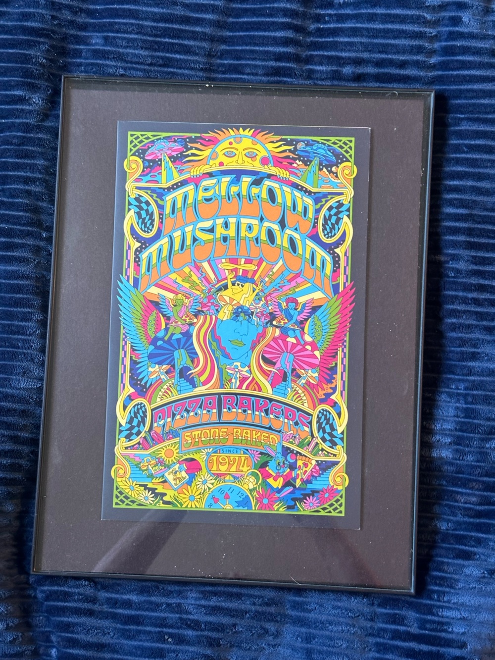 Vibrant Multicolor Psychedelic Home Art Print - Unbranded